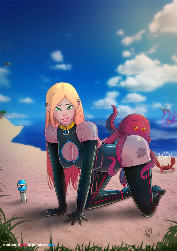 Entangling-Journalism-on-Tentacle-Island_tentacle-swimsuit-over-transp-undersuit