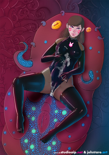 Gremlin-mistakes_Tentamonster-swimsuit-black-cumcovered