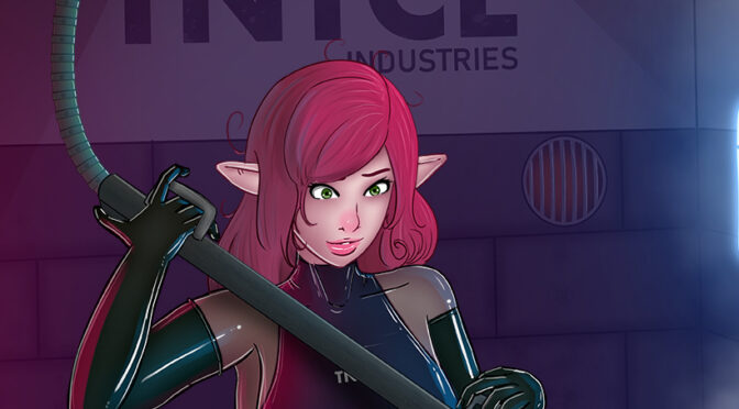 Elly cleaning the TNTCL spawning pit