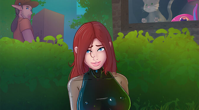 Hiding in the garden